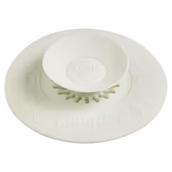4 Colours Universal 2in1 Kitchen Sink Plug/Filter 110mm Stick Function Easy Use - White