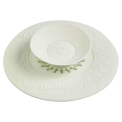 4 Colours Universal 2in1 Kitchen Sink Plug/Filter 110mm Stick Function Easy Use - White