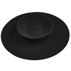 4 Colours Universal 2in1 Kitchen Sink Plug/Filter 110mm Stick Function Easy Use - Black