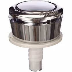 Wirquin Jollyflush Single Flush Chrome Toilet Push Button 19007001, Multi-Colour