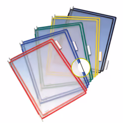 Tarifold 114001, Frame, Blue, PVC, A4, 10 pc(s)