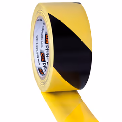 Tarifold 197747, Party marking tape, Polyvinyl chloride (PVC), Yellow, Black, 50 mm, 33000 mm