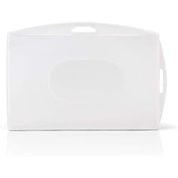 Tarifold ES 200422 â Pack of 10 ID Card Holders, Rigid Plastic, 64 x 96 mm, Transparent