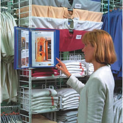 Tarifold Display Wall Unit A4 with 10 Blue Pockets - TAA414101