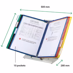Tarifold 434109 document display carousel Desk/Wall Portrait A4