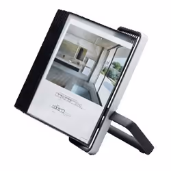 Tarifold VEO Desk, Desk, Portrait, A4, Black, Polypropylene, 250 mm