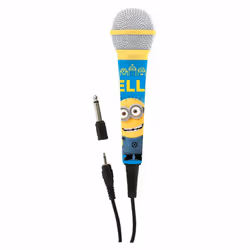 Lexibook Minions Microphone High Sensibility, Toy microphone, 5 yr(s), Blue, Yellow