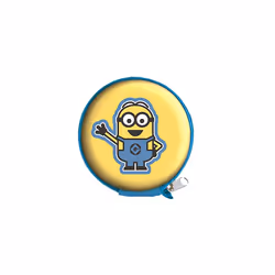 Universal Despicable Me Minions Stereo Headphones, ear-tips included, 3.5mm jack, mic integrated, Blue/Yellow, HP008DES