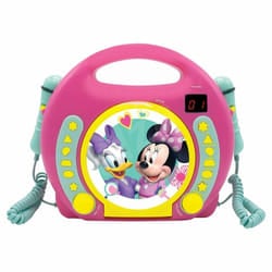 Lexibook Minnie Mouse Portable CD Player with 2 microphones