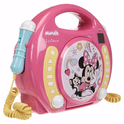 Lexibook Minnie Mouse Portable CD Player with 2 microphones