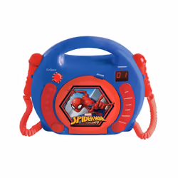 Lexibook Spiderman, Blue, Red, Portable CD player
