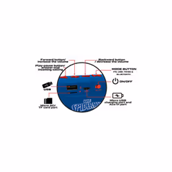 Lexibook Portable Bluetooth Speaker with Radio - Spiderman - Additional view 4