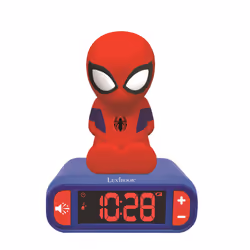 Lexibook RL800SP, Digital alarm clock, Oval, Blue, Red, Boy, Buttons, LCD