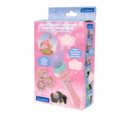 LTC050UNI Unicorn, Torch Light and Projector with 3 Discs, 24 Images, Create Your own Stories, Pink