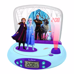 Lexibook RP510FZ-51, Digital alarm clock, Oval, Multicolour, Any gender, Time, LCD