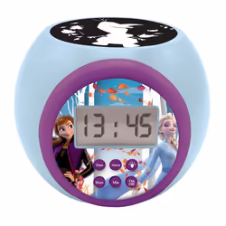 Lexibook Projector Alarm Clock Disney Frozen 2 Anna Elsa with snooze function and alarm function