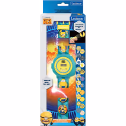 Lexibook Despicable Me Minions Children's Projection Watch-Yellow/Blue