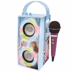Disney Frozen II Portable Bluetooth Speaker with Lights & Microphone