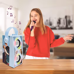 Disney Frozen II Portable Bluetooth Speaker with Lights & Microphone