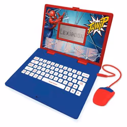 Lexibook Spider-Man, Children's laptop, 4 yr(s), English, French, Blue, Red