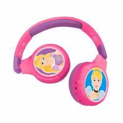 Lexibook 2-in-1 Princess Bluetooth Headphones | Wireless & Wired