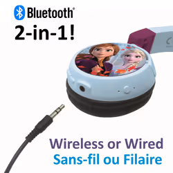 Lexibook HPBT010FZ headphones/headset Wired & Wireless Head-band Music Bluetooth Multicolour - Additional view 4
