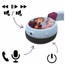 Lexibook HPBT010FZ headphones/headset Wired & Wireless Head-band Music Bluetooth Multicolour - Additional view 7