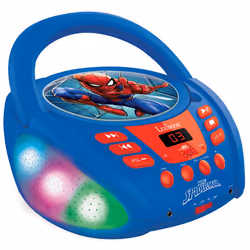 Marvel Spider-Man Boombox Radio CD Player with Bluetooth