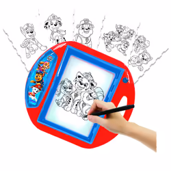 Lexibook Paw Patrol Drawing Projector, Children's drawing projector, 4 yr(s), Batteries required, Paper, Blue, Red, White