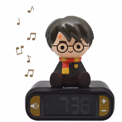 Lexibook Harry Potter Digital Alarm Clock for kids with Night Light Snooze