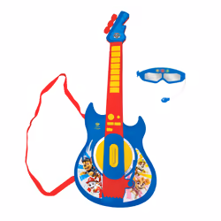 Lexibook Paw Patrol Chase Electronic lighting guitar with mic, Toy musical instrument, Guitar, 3 yr(s), AA, Multicolour