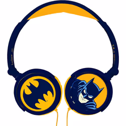 Lexibook Warner Batman-Stereo With Foldable and Adjustable Headphone