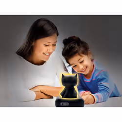 LEXIBOOK RL800BAT Digital Alarm Kids with Night Light Snooze, Childrens Clock, Luminous Batman, Black Colour