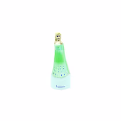 NS01FZ Frozen Nightlight and Speaker for Children's Room, Colour Change, Soft Light, Battery Operated, Blue/Red