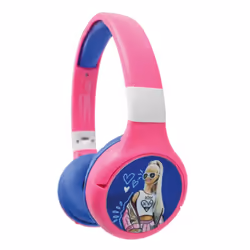 Lexibook HPBT010BB Barbie Bluetooth & Wired Foldable Headphones