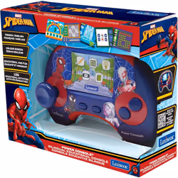 Lexibook Spider-Man Educational Handheld Bilingual Console - Blue/Red - Additional view 4