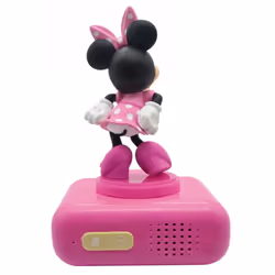 Lexibook RL800MN 3D Minnie Mouse Childrens Clock with Night Light