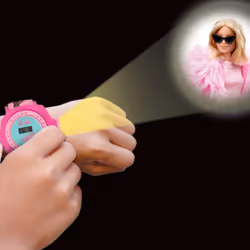 Lexibook DMW050BB Barbie Children's Projection Watch with 20 Images