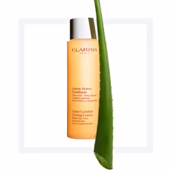 Clarins Extra Comfort Toning Lotion - Dry/Sensitive Skin, Cleansing lotion, Dry skin, Soothing, Bottle, Marshmallow, Aloe ver ...