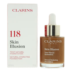 Clarins Skin Illusion Natural Hydrating Spf 15 Foundation 30ml - 118 Sienna