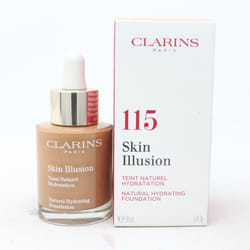 Clarins Skin Illusion Foundation  1oz/30ml New With Box - 115 Cognac