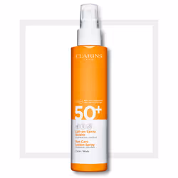 Clarins Sun Care Body Lotion Spray UVA/UVB 50+, Sunscreen lotion, Body, Bottle, Moisturizing, Universal skin, 150 ml