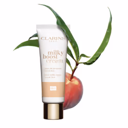 Clarins Milky Boost Cream 02.5, BB cream, 45 ml, All skin tones, Women, Universal skin, Hydrating, Nourishing, Smoothing, Sof ...