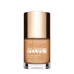 Clarins Skin Illusion Velvet, Bottle, liquid, Universal skin, Mattifying, Moisturizing, Beige, 111N