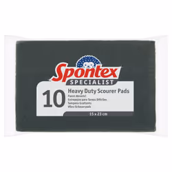 Spontex Specialist 10 Heavy Duty Scourer Pads (Pack of 6)