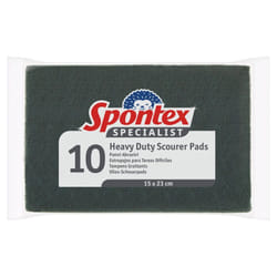 Spontex Specialist 10 Heavy Duty Scourer Pads (Pack of 6)
