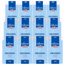 Essentials All Purpose Cleaning Cloths - 12 packs of 10 (Total 120 Cloths)
