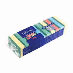 Essentials Assorted Sponge Scourers, Pack of 10
