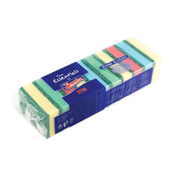 Essentials Assorted Sponge Scourers, Pack of 10