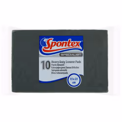 Spontex Specialist Heavy Duty Scourer Pads (Pack of 10)